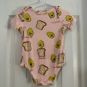 Angel Dear Baby Girl Bamboo Onesie